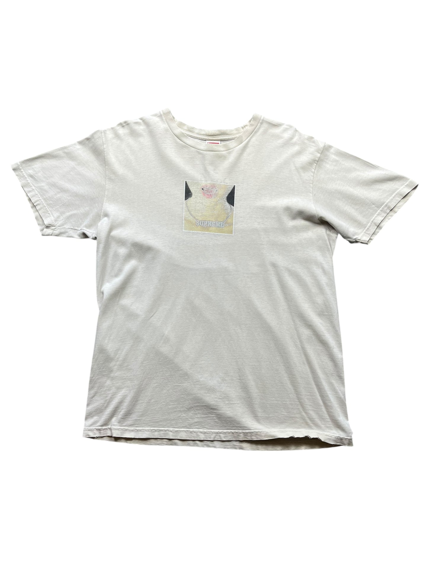 T-shirt Supreme blanc ( L )