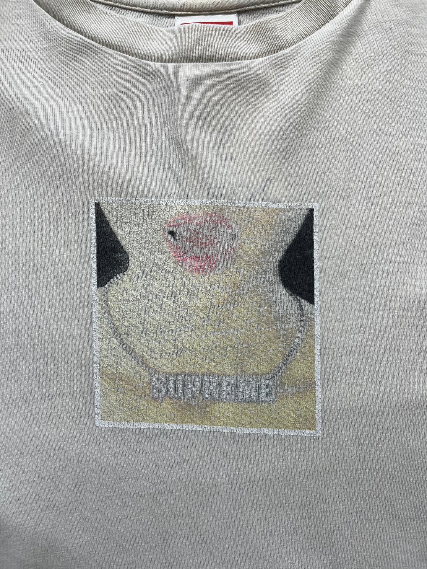 T-shirt Supreme blanc ( L )