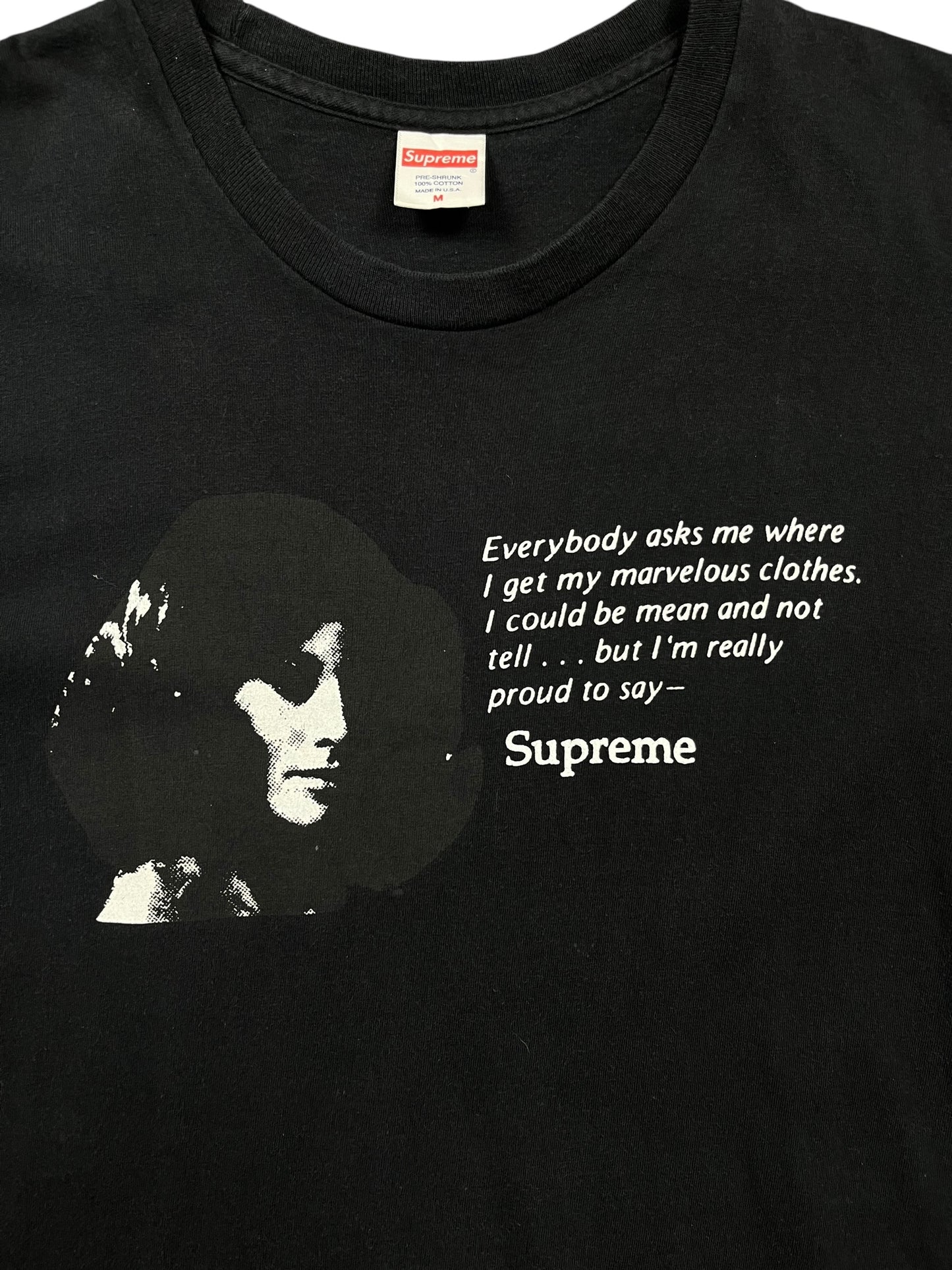 T-shirt Supreme noir ( M )
