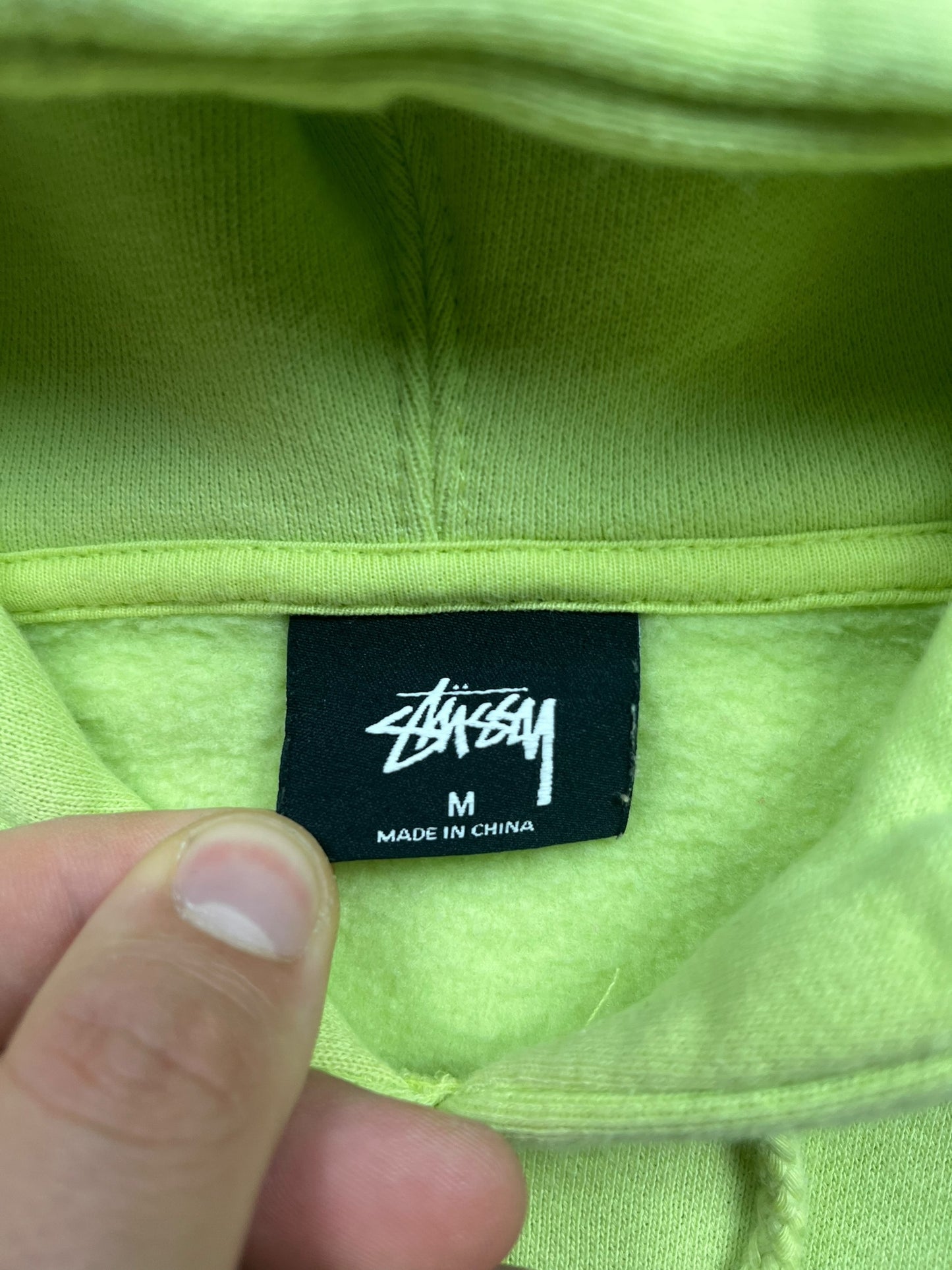 Hoodie Stussy vert ( M )