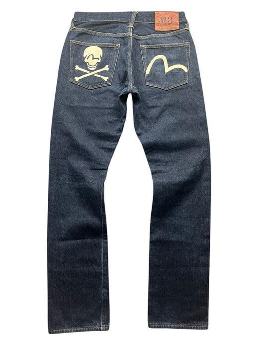 Jean Evisu bleu marine ( S )