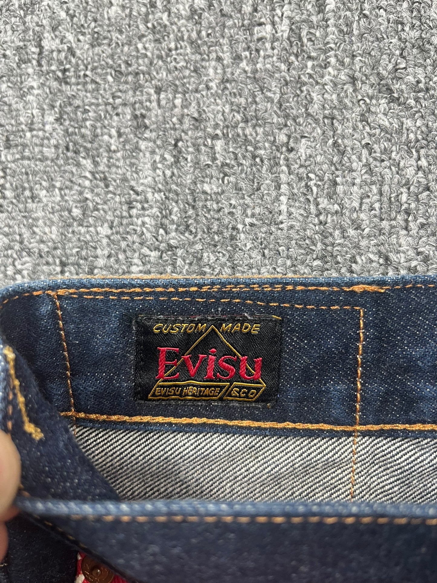 Jean Evisu bleu marine ( M )