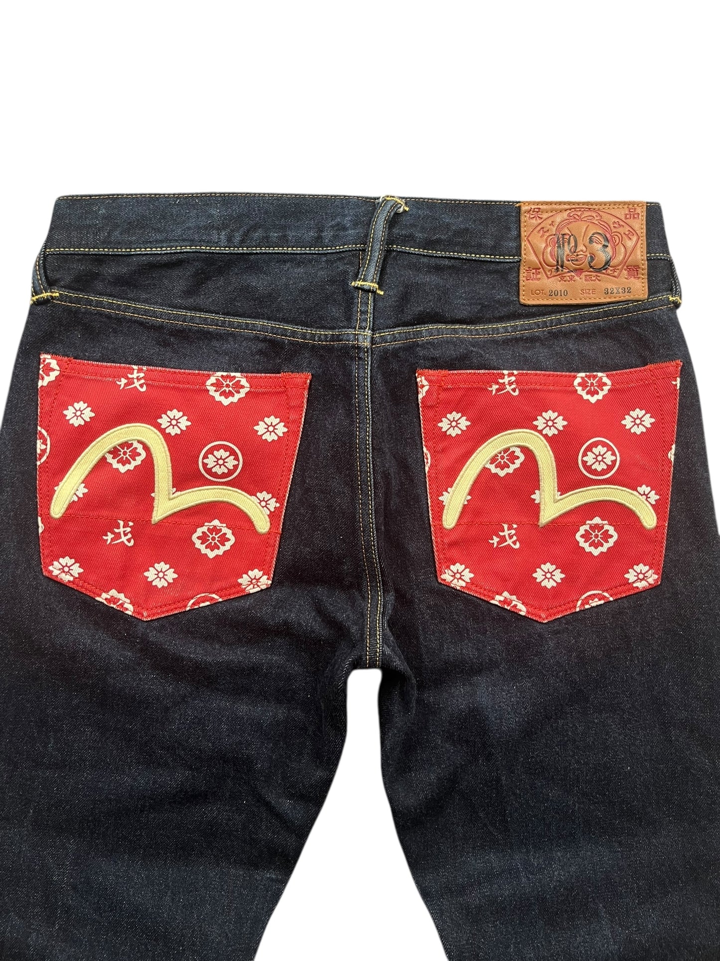 Jean Evisu bleu marine ( M )