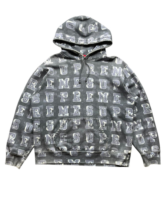 Hoodie Supreme gris ( M/L )
