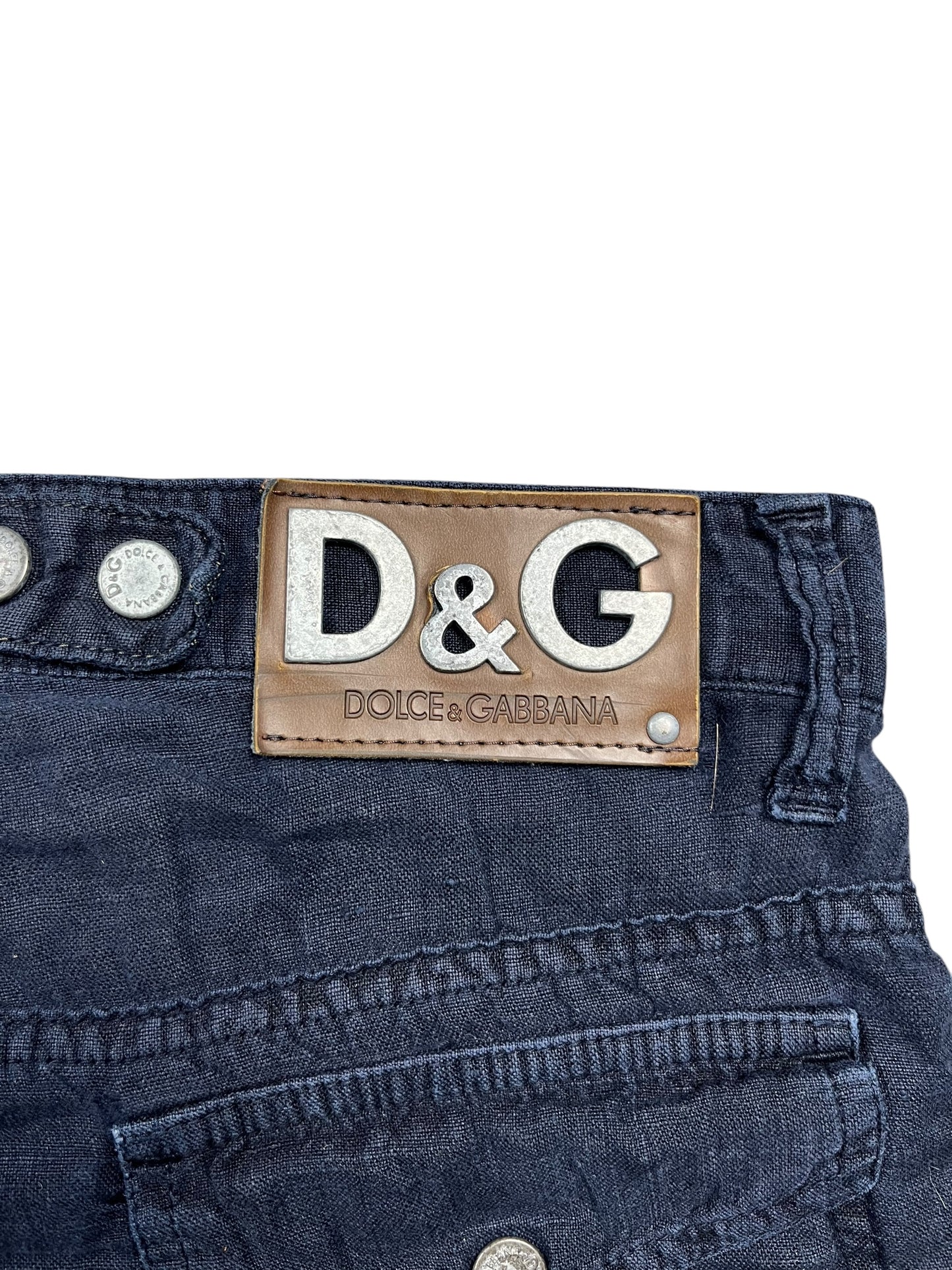 Short en Jean Dolce & Gabbana bleu marine ( S )