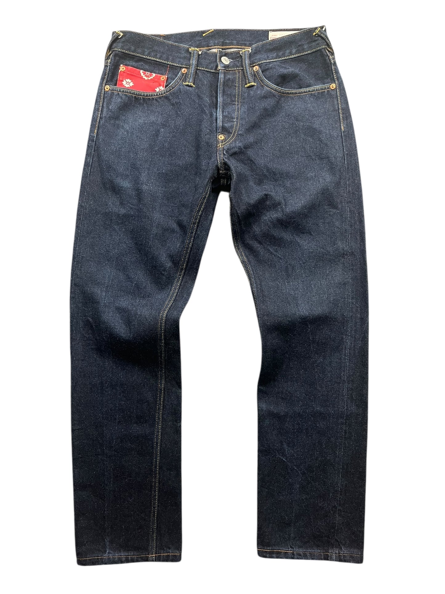 Jean Evisu bleu marine ( M )