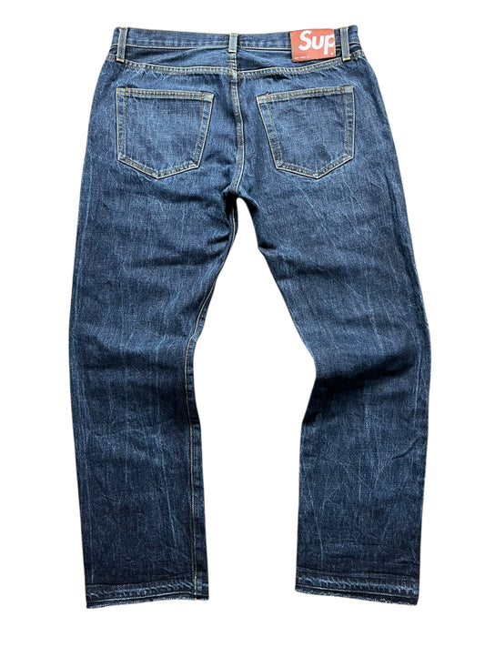 Jean Supreme bleu marine ( M )